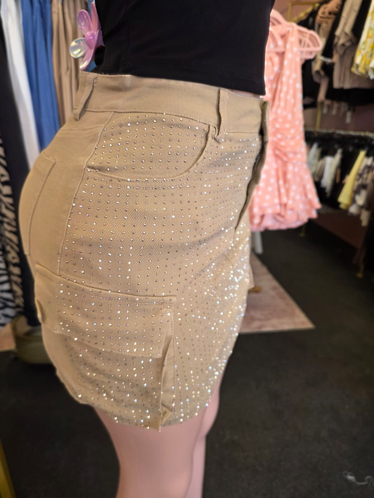 Rhinestone skirt