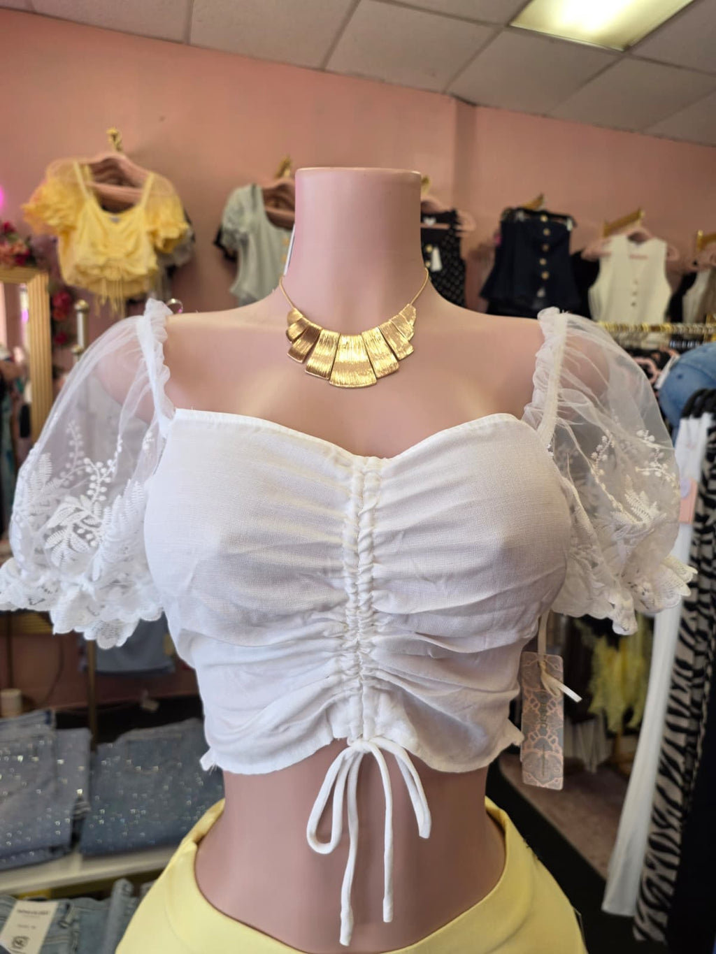 Sandy crop top