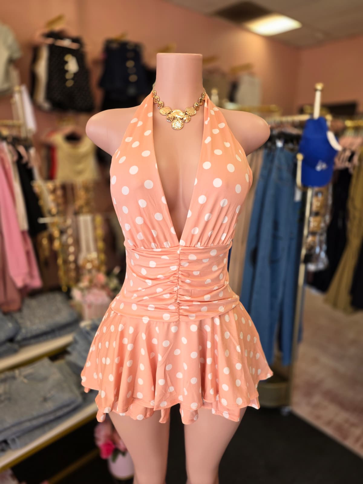 Polka dot dress