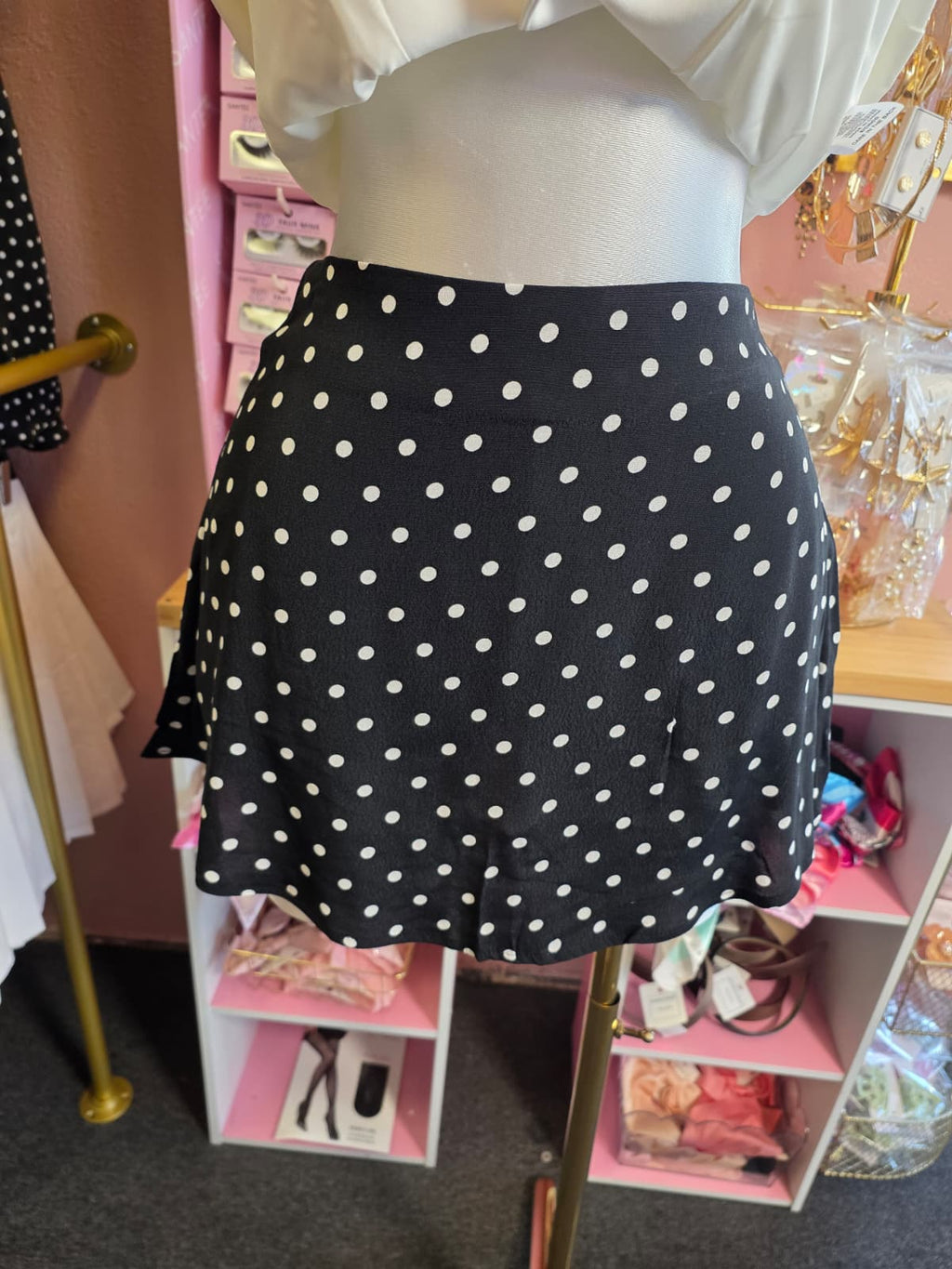 Skort polka dot