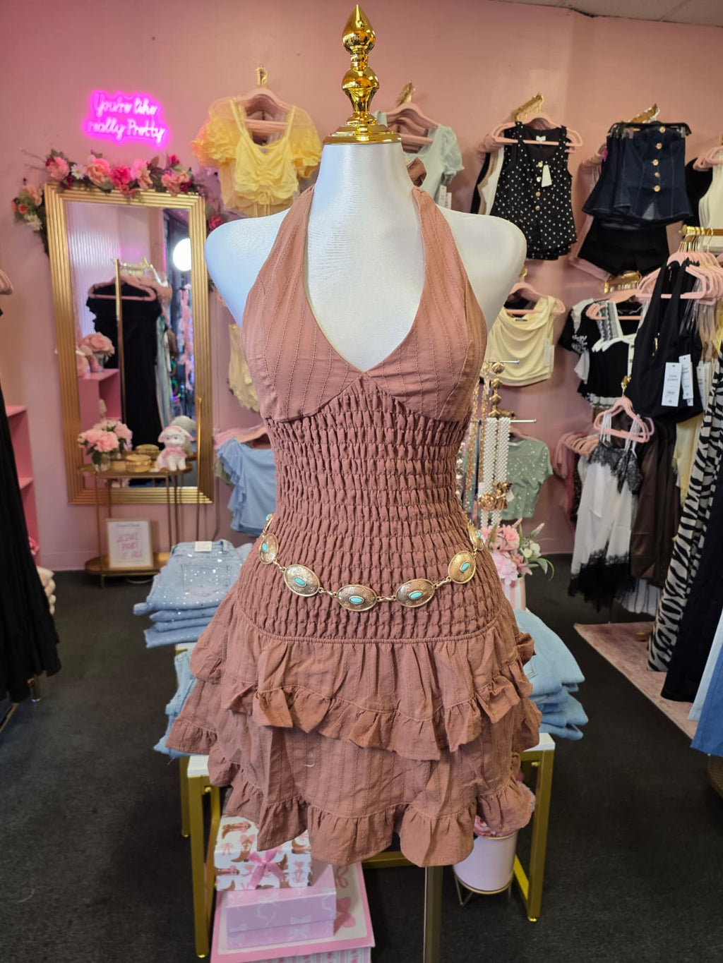 Jenny dress (belt not included)
